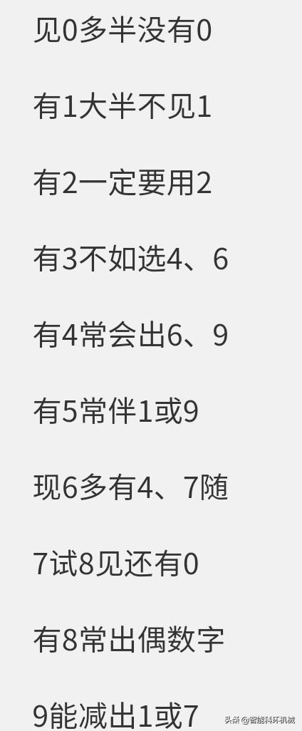 巧用3D试机号选号，顺口溜里的智慧与乐趣