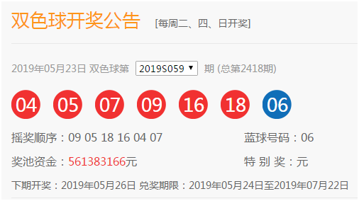 2019059期双色球开奖号码结果深度解析与查询指南